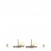 Pearl Crystal CC Drop Earrings Silver Pearly White