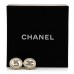 Crystal CC No 5 Round Earrings Gold