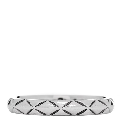 Platinum Mini Coco Crush Ring 49 4.75