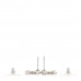 Crystal CC Coco Flapper Earrings Silver