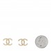 Twisted CC Earrings Light Gold