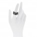 18K White Gold Diamond Black Ceramic Medium Ultra Ring 54 6.75