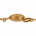 Crystal CC Chain Bracelet Gold