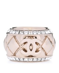 Crystal CC Ring 52 6 Gold