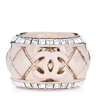Crystal CC Ring 52 6 Gold