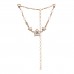 Metal Pearl Crystal CC Star Gold Pearly White