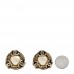Pearl CC Clip On Earrings Gold