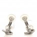 Ruthenium Crystal CC Drop Earrings Silver