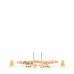 Crystal CC Drop Earrings Pink Grey Gold