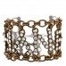 Crystal City of Lights Chain Bracelet Gold