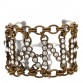 Crystal City of Lights Chain Bracelet Gold