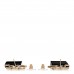 Metal Resin Lambskin Quilted CC Turnlock Chain Flap Bag Hoop Earrings Black Gold