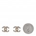 Metal Crystal CC Earrings Gold Multicolor