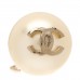 Pearl CC Chain Drop Earrings Gold