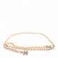 Pearl CC Double Strand Belt  Gold