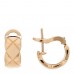 18K Beige Gold Coco Crush Hoop Earrings
