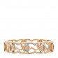 Metal CC Ring 53 6.5 Gold