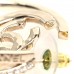 Crystal CC Double Hoop Earrings Gold