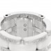 18k White Gold Diamond Ceramic Large Ultra Ring 50 5.5 White