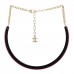Resin Logo Choker Pink Black