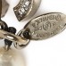 Graduated Pearl Crystal CC Bracelet Gold