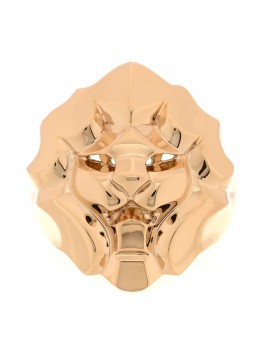 18K Yellow Gold Sous Le Signe Du Lion Ring 50 5.25