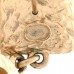Iridescent Baguette Crystal CC Drop Earrings Gold