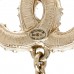 Pearl CC Chain Drop Earrings Gold