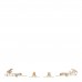 Pearl Charms CC Hoop Earrings Gold