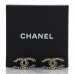 Strass Crystal Dazzling Wheat CC Earrings Black Gold