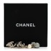 Crystal Pearl CC Ball Chain Drop Earrings Gold Blue