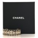 Lambskin Crystal CC Star Cuff S Bracelet Gold Black