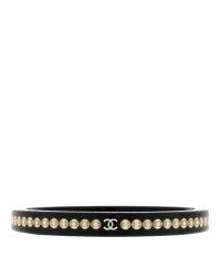 Resin Pearl CC Bangle Black