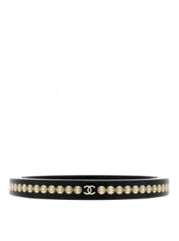 Resin Pearl CC Bangle Black