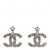 Ruthenium Crystal Star CC Drop Earrings