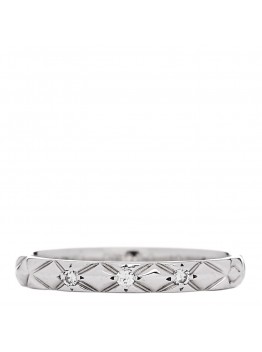 Platinum Diamond Mini Coco Crush Ring 51 5.75
