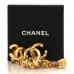 Crystal CC Drop Earrings Gold