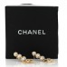 Crystal CC Drop Earrings Gold