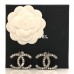 Crystal Baguette Pearl Bright Young Things CC Drop Earrings Silver