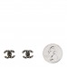 Crystal CC Earrings Ruthenium