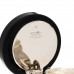 Mirror CC Clip On Earrings Black
