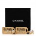 Pearl CC Tags Drop Earrings Gold