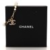 Graduated Pearl Crystal CC Bracelet Gold