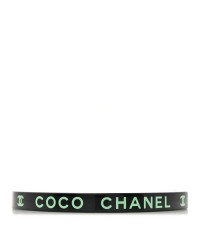 Resin Logo Choker Green Black