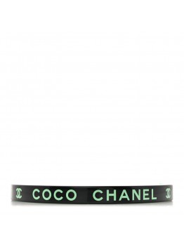 Resin Logo Choker Green Black