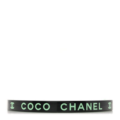 Resin Logo Choker Green Black