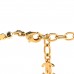 Metal Crystal CC Marquise Choker Gold