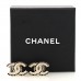 Crystal CC Earrings Black Gold