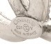 Crystal CC Coco Flapper Earrings Silver
