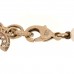 Graduated Pearl Crystal CC Bracelet Gold